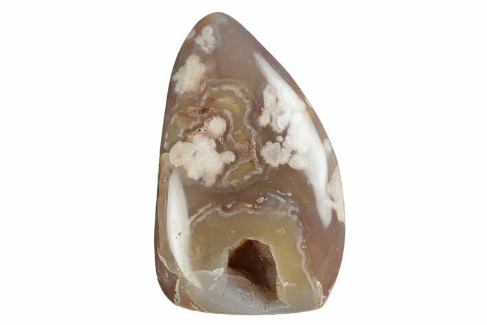 Free-Standing, Polished Flower Agate - Madagascar #205418